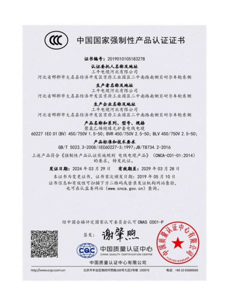 Certification_Gongniu Cable Hebei Co., Ltd._4