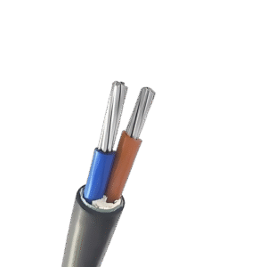XLPE Insulated 50mm2 2 Cores Aluminum Cable 2x50mm2