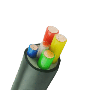 XLPE Insulated 3+2 Cores Copper Cable 3X300+2X150mm2